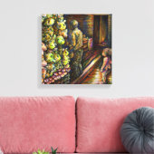 Nördlich des Zirkus Leinwanddruck (Insitu (Wohnzimmer))