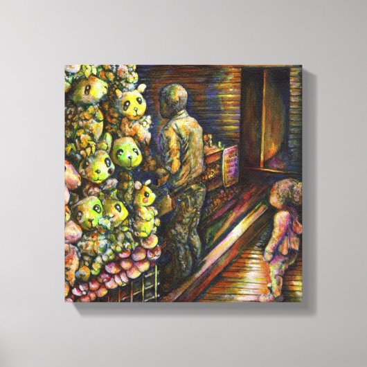 Nördlich des Zirkus Leinwanddruck (Vorderseite)