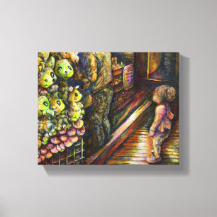 Nördlich des Zirkus Leinwanddruck