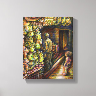 Nördlich des Zirkus Leinwanddruck