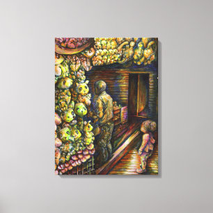 Nördlich des Zirkus Leinwanddruck