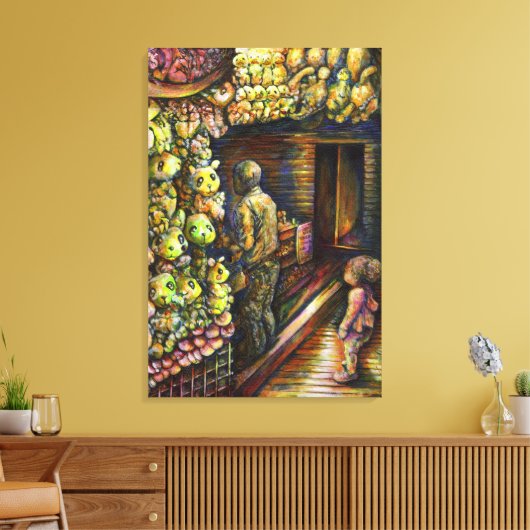 Nördlich des Zirkus Leinwanddruck (Insitu (Wohnzimmer))