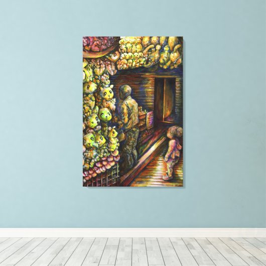 Nördlich des Zirkus Leinwanddruck (Insitu (Holzboden))