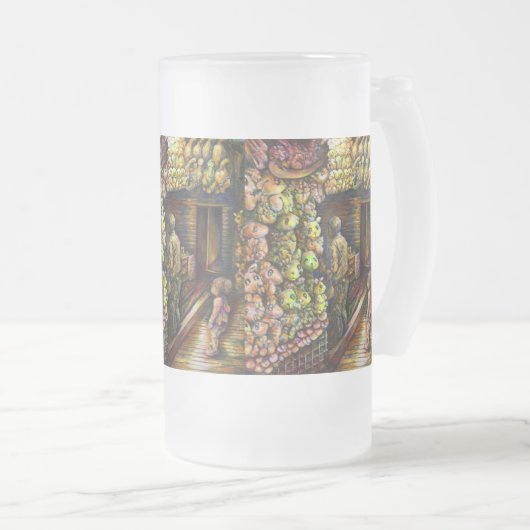 Nördlich des Zirkus Mattglas Bierglas (VorderseiteRechts)