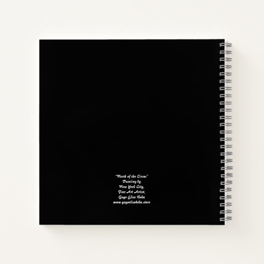 Nördlich des Zirkus Notizblock (Rückseite)