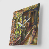 Nördlich des Zirkus Quadratische Wanduhr (Winkel)