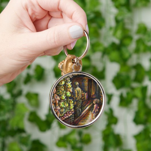 Nördlich des Zirkus Schlüsselanhänger (Hand)