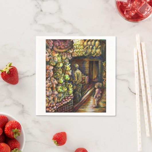 Nördlich des Zirkus Serviette (Beispiel)