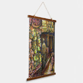 Nördlich des Zirkus Wandteppich Mit Holzrahmen (Gewinkelt)