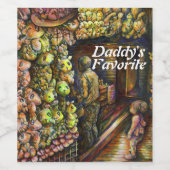 Nördlich des Zirkus Weinetikett (Einzelnes Label)