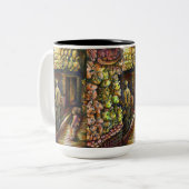 Nördlich des Zirkus Zweifarbige Tasse (Vorderseite Links)