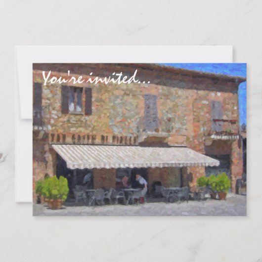 Nördlich Italien-Party Einladungen (Vorderseite)