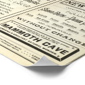 Nördlich von Louisville und Nashville Railroad Poster (Ecke)