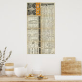 Nördlich von Louisville und Nashville Railroad Poster (Küche)