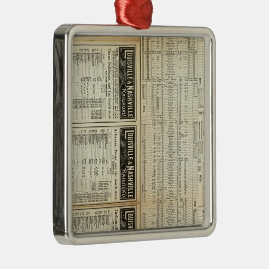 Nördlich von Louisville und Nashville Railroad Silbernes Ornament (Rechts)