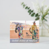 Nordliche Amerikanische Ureinwohner Postkarte (Stehend Vorderseite)