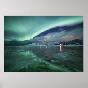 Nördliche Lichter Norwegen Poster