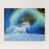 Nördliche Lichter unicorn Puzzle (Horizontal)