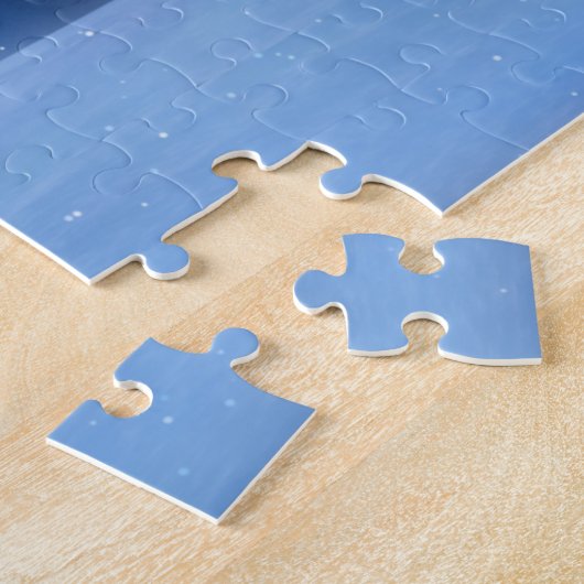 Nördliche Lichter unicorn Puzzle (Seite)