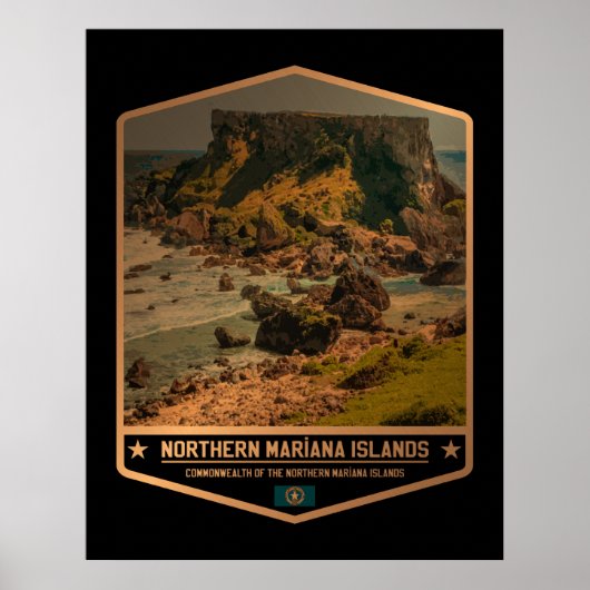 Nördliche Marianen Poster (Vorne)