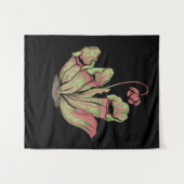 Nördliche Pitcher-Fleischfresser-Pflanze Sarraceni Wandteppich (Vorderseite (Horizontal))