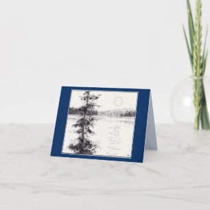 Nördliche Salutationskarte Karte