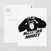 Nördlicher Affe Postkarte (Vorne/Hinten)