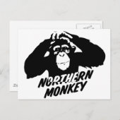 Nördlicher Affe Postkarte (Vorne/Hinten)