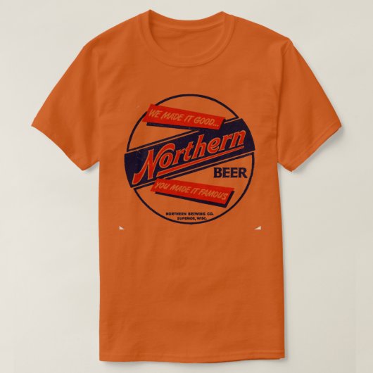 Nördlicher Bier T-Shirt (Design vorne)