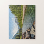 Nördlicher Gebirgsfluss Puzzle (Vertikal)