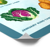 Nördlicher Gemüsegarten Poster (Ecke)