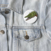 Nördlicher Hecht-Stecker Button (Beispiel)