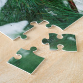 Nördlicher Kardinal auf Baum, IL Puzzle (Seite)