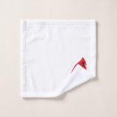 Nördlicher Kardinal Badhandtuch Set (Waschlappen)