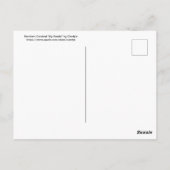 Nördlicher Kardinal bewacht sein Abendessen Postkarte (Rückseite)