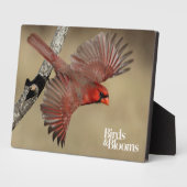 Nördlicher Kardinal Fotoplatte (Seite)