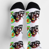 Nördlicher Kardinal Herbst Socken (Oben)