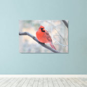 Nördlicher Kardinal (Kardinal Creek) Leinwanddruck (Insitu (Holzboden))