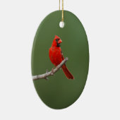 Nördlicher Kardinal Keramik Ornament (Rechts)