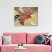 Nördlicher Kardinal Leinwanddruck (Insitu (Wohnzimmer))