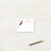 Nördlicher Kardinal Post-it Klebezettel (Auf Schreibtisch)