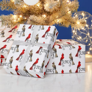 Nördlicher Kardinal SongBird Geschenkpapier
