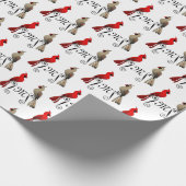 Nördlicher Kardinal SongBird Geschenkpapier (Ecke)