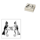 Nördlicher Kardinal SongBird Gummistempel (Stempel)