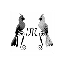 Nördlicher Kardinal SongBird Gummistempel