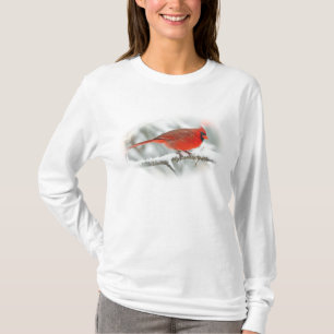 Nördlicher Kardinal Songbird - Männlich T-Shirt