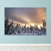 Nördlicher Luftraum Leinwanddruck (Insitu (Holzboden))