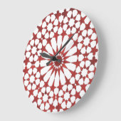 Nördlicher Mosaik ALHAMBRA Große Wanduhr (Winkel)