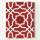 Nördlicher Mosaik ALHAMBRA Notizblock (Rückseite)