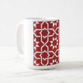 Nördlicher Mosaik Kaffeetasse (Vorderseite Links)